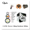 Qoolis CAT5E+Power+Sling สายไฟ+สลิง 300m