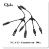 MC4 Y3 Conector 30 A ( แพ็คละ 1คู่ ) Connector 1 ออก 3 Y Type 30A ขั้วต่อสายไฟ โซลาร์เซลล์